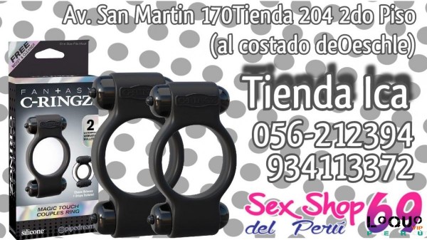 Sex Shop Arequipa: anillo en silicona / vibrador rabbits viben