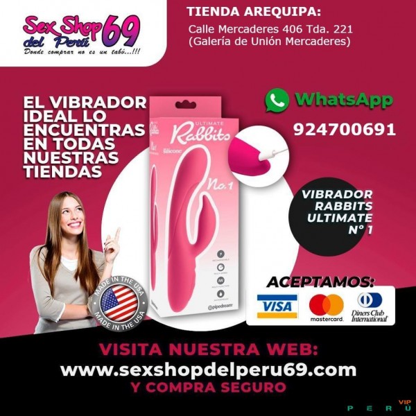 Sex Shop Arequipa: vibrador _rabbits _ rosa