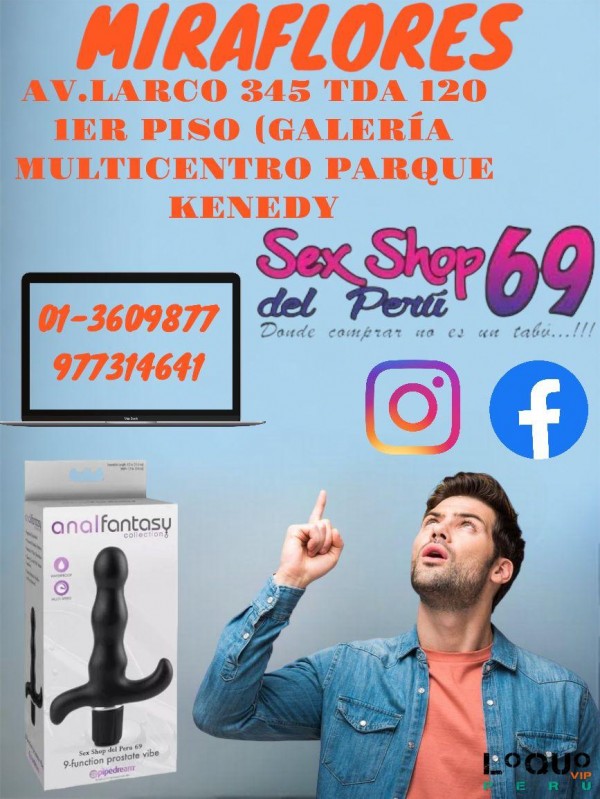 Sex Shop Arequipa: gama de productos eroticos_anal fantasy_g-spot
