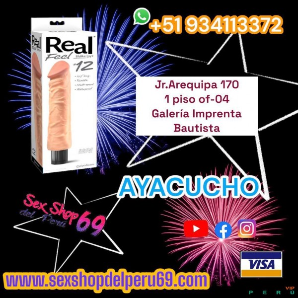 Sex Shop Arequipa: real feel 12_ vibrating_realista _
