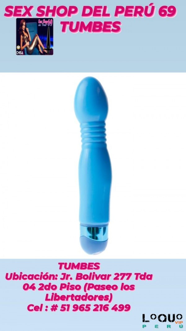 Sex Shop Tumbes: VIBRADOR CLASSIX POWER MASAJEADOR BLUE
