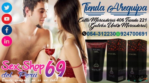 Sex Shop Arequipa: aumenta sos centimetros que te hacen falta_titan gel_sexshop69_arequipa