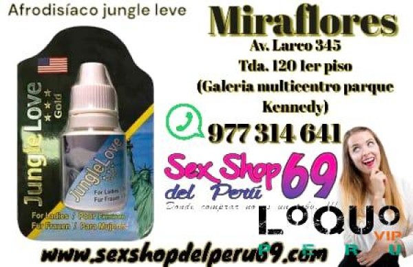 Sex Shop Arequipa: AFRODISIACO JUNGLE LOVE_SEXSHOP69_AREQUIPA