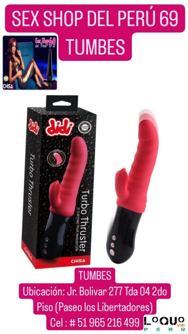 Sex Shop Tumbes: Vibrador : Estimulador de punto y estimulador de clítoris