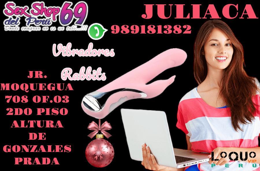 Sex Shop Arequipa: magiic G masajeador / rabbits vibrador