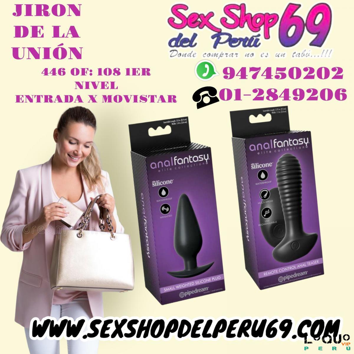 Sex Shop Arequipa: anal fantasy ++ plug silicona clinica