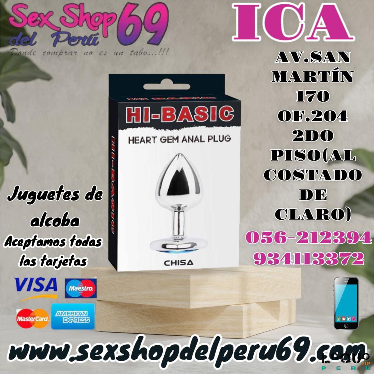 Sex Shop Arequipa: PLUG _ANAL_SILVER_GEMAS