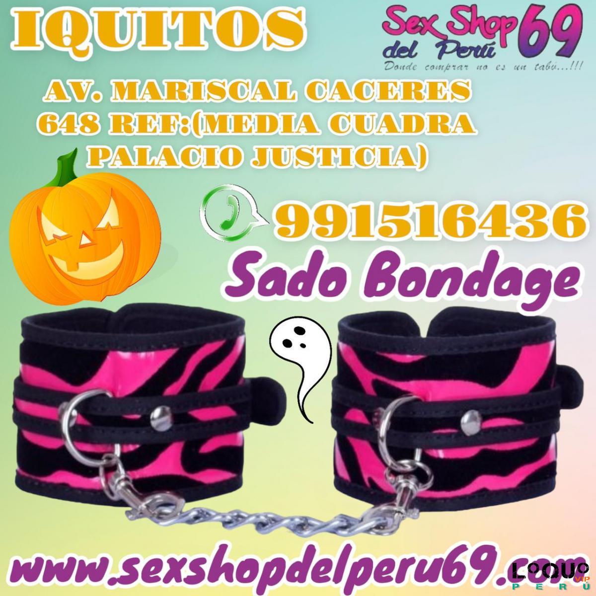 Sex Shop Arequipa: kit sado bondage _esposas_latigo_super oferta