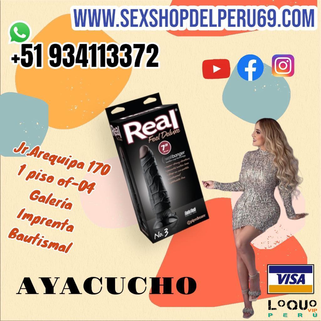Sex Shop Arequipa: CONSOLADOR REAL FEEL BLACK