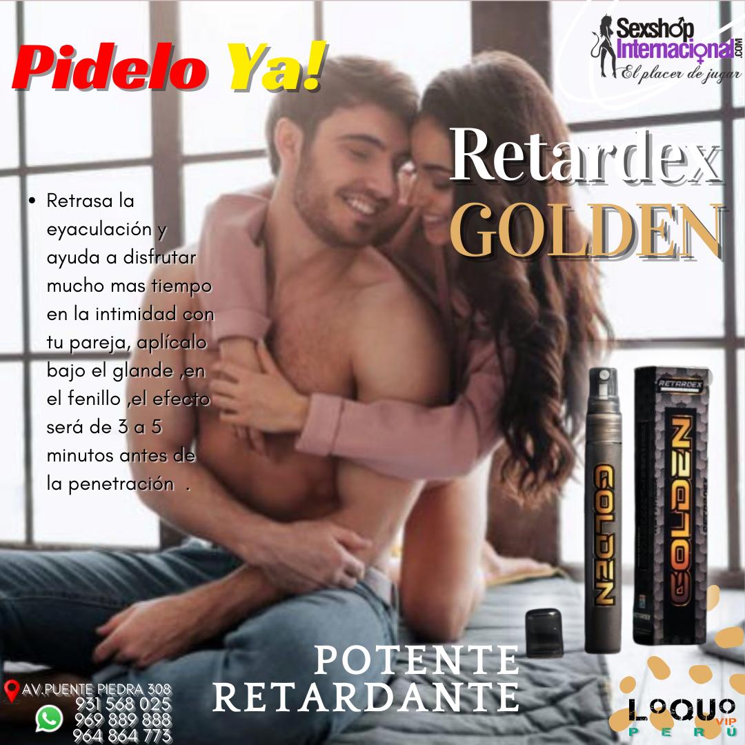 Sex Shop La Libertad: RETARDEX GOLDEN/SPRAY RETRASA EYACULACIÓN Y DISFRUTA MAS/SEXSHOP/931568025