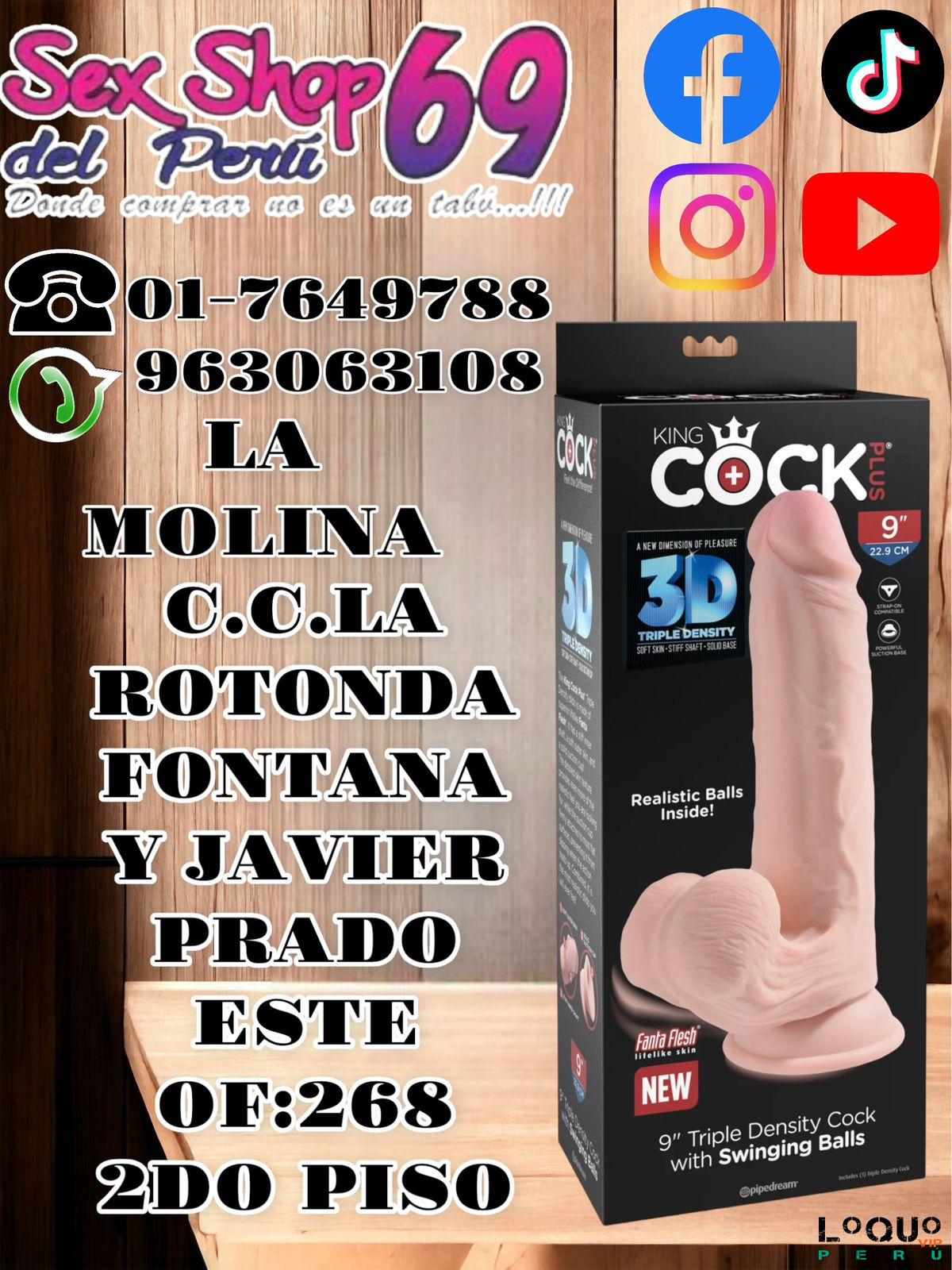 Sex Shop Lima Metropolitana: CONSOLADOR FANTASY DOLDOS SEXSHOP69 LA MOLINA WTSP +51980916589. DLBRY GRTS