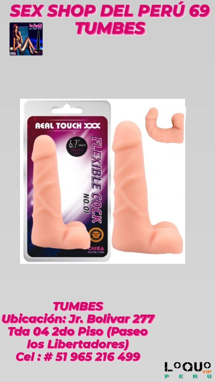 Sex Shop Tumbes: REAL TOUCH XXX FLEXIBLE 6.7 CONSOLADOR