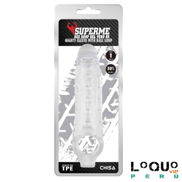 Bdsm Lima Metropolitana: FUNDA EXTENCION MIGHTY SLEEVE CLEAR sexshop