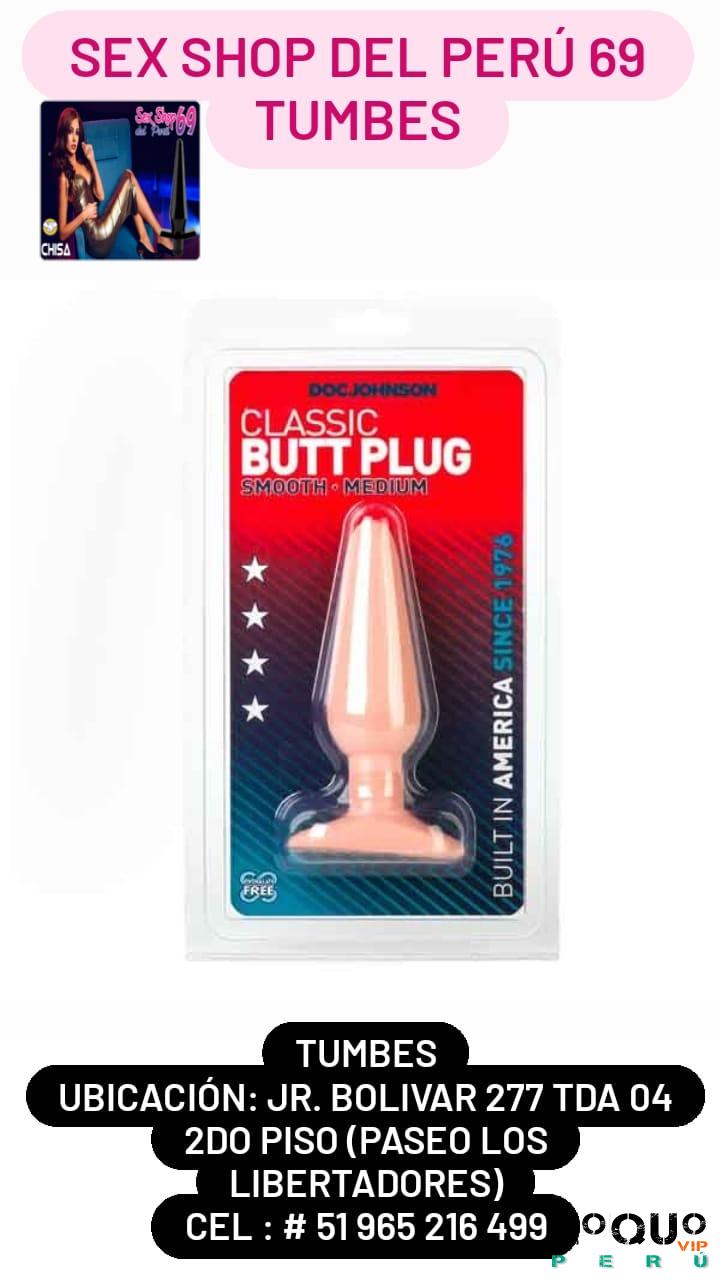 Sex Shop Tumbes: ANAL MODELO CLASSIC BUTT PLUG TALLA M PLUG