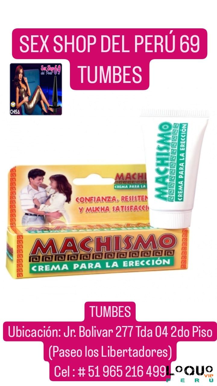 Sex Shop Tumbes: (Crema Para Prolongar La Erección)MACHISIMO POTENCIADOR