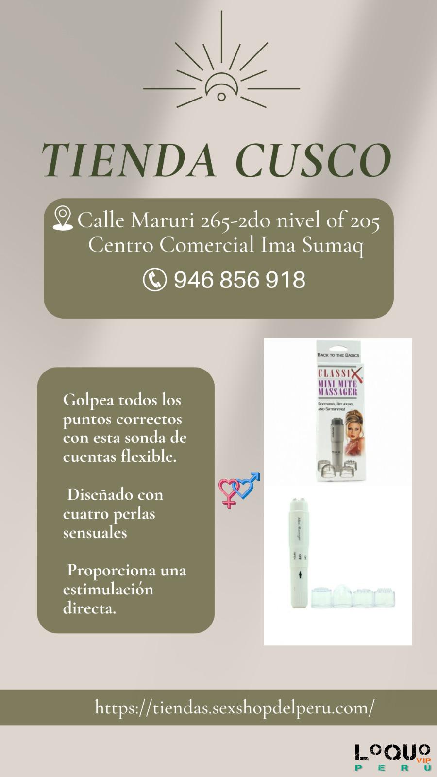 Sex Shop Cusco: VIBRADOR MINI CLASSIX MASSAGER.  con esta son