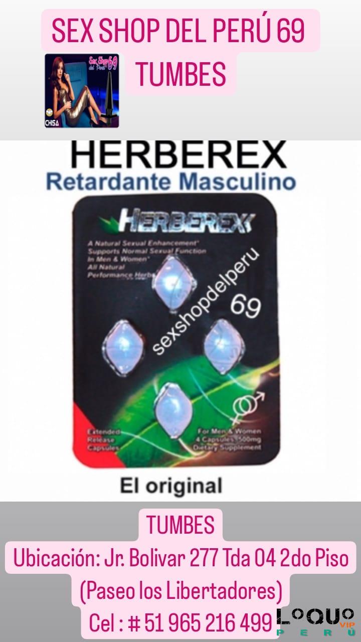 Sex Shop Tumbes: Cápsula Potencia Sexual Herberex
