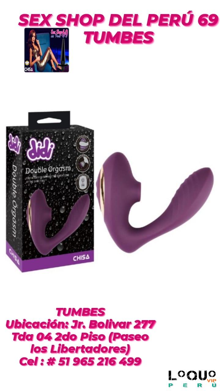 Sex Shop Tumbes: Vibrador para parejas-double orgasm