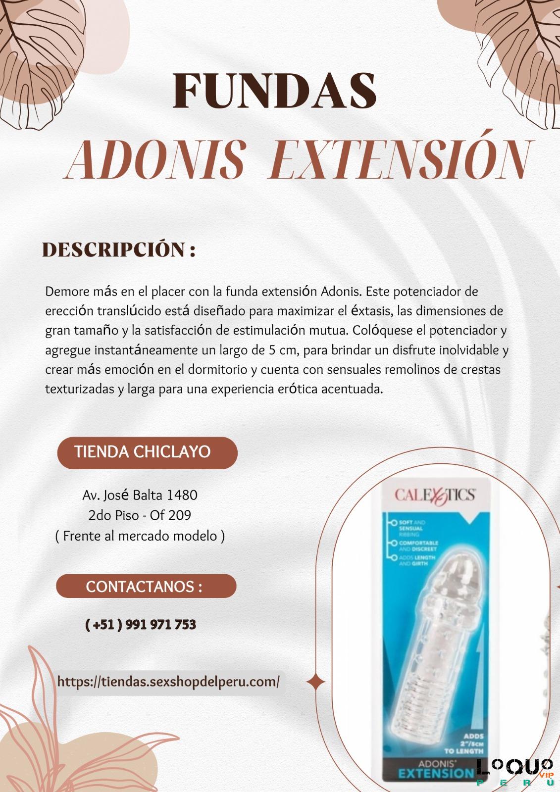 Sex Shop Lambayeque: FUNDAS ADONIIS ® EXTENSION