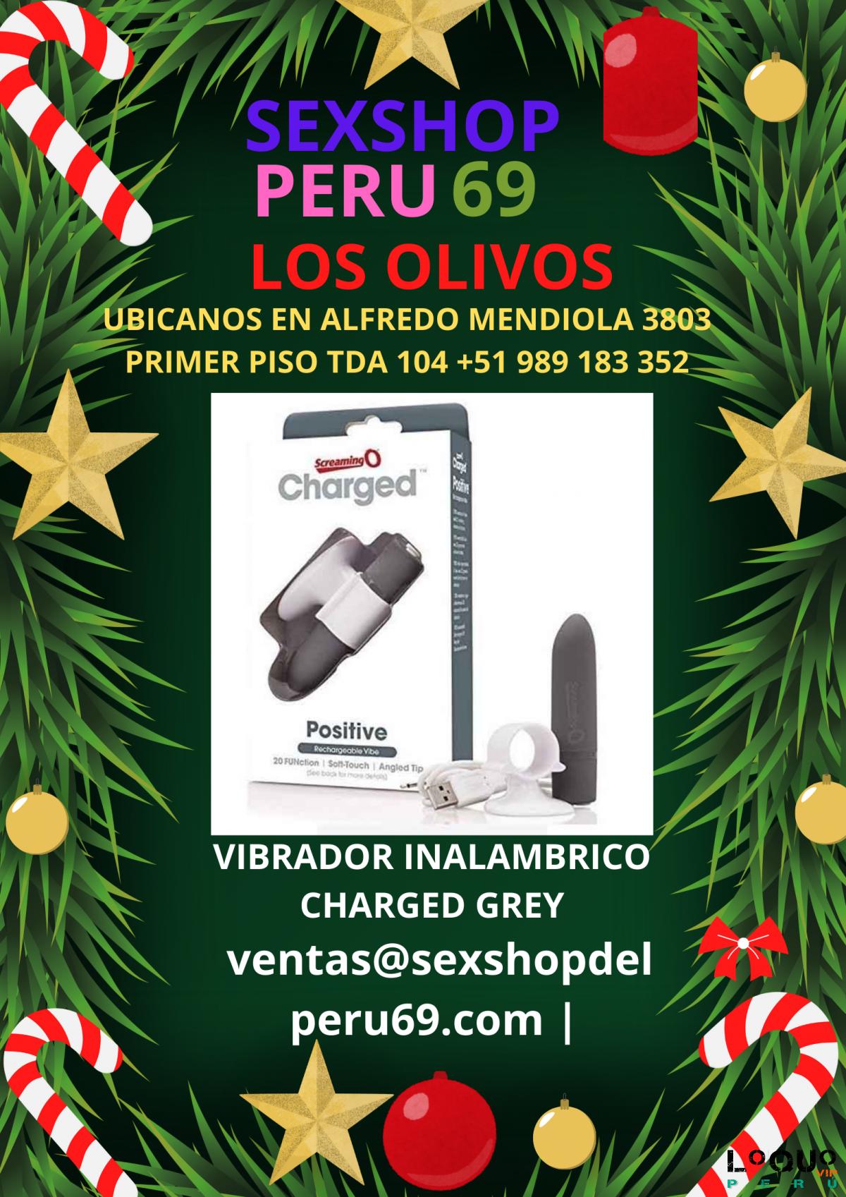 Sex Shop Lima: CHARGED GREY VIBRADOR