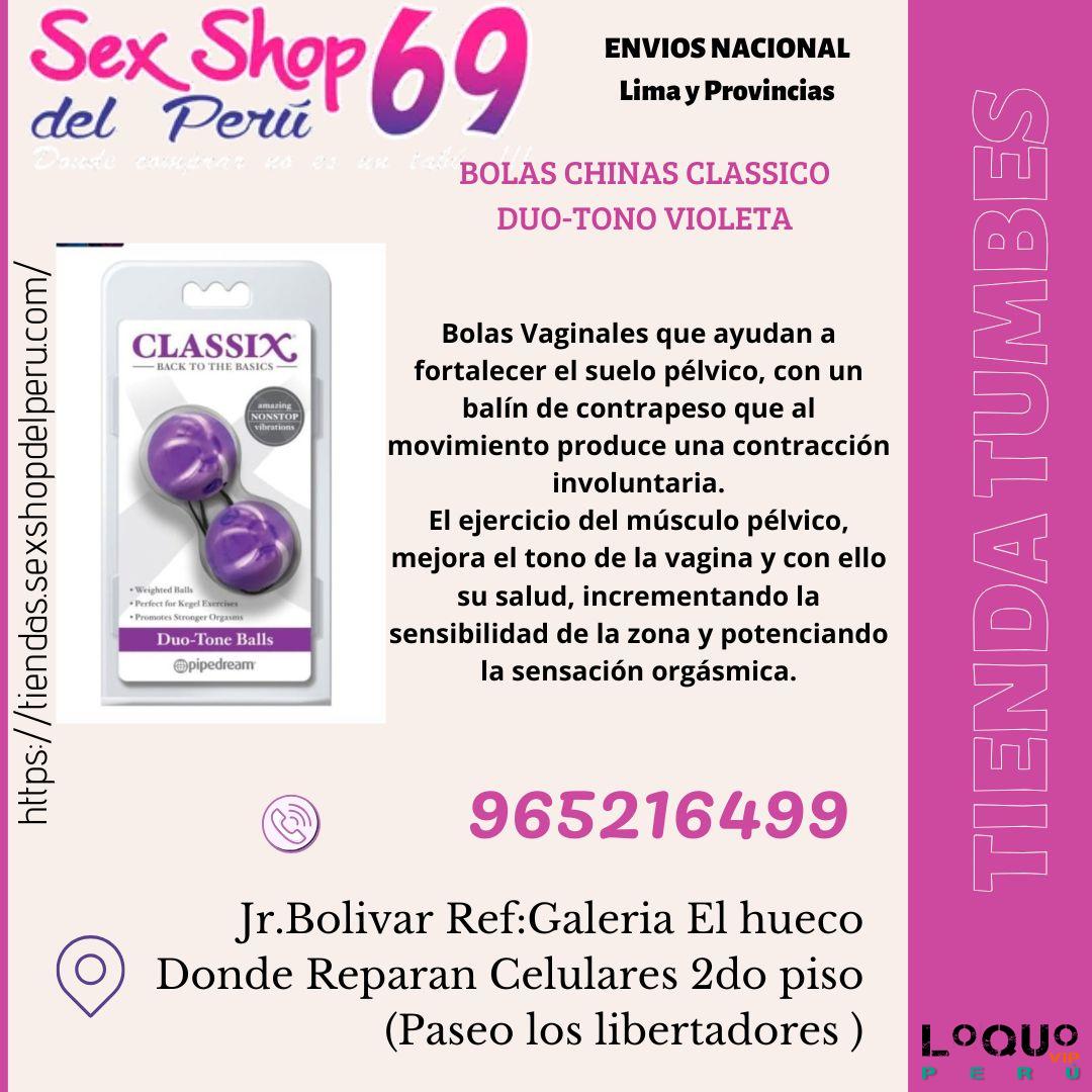 Sex Shop Tumbes: Bolas de dos tonos Classix de Pipedream Tumbes