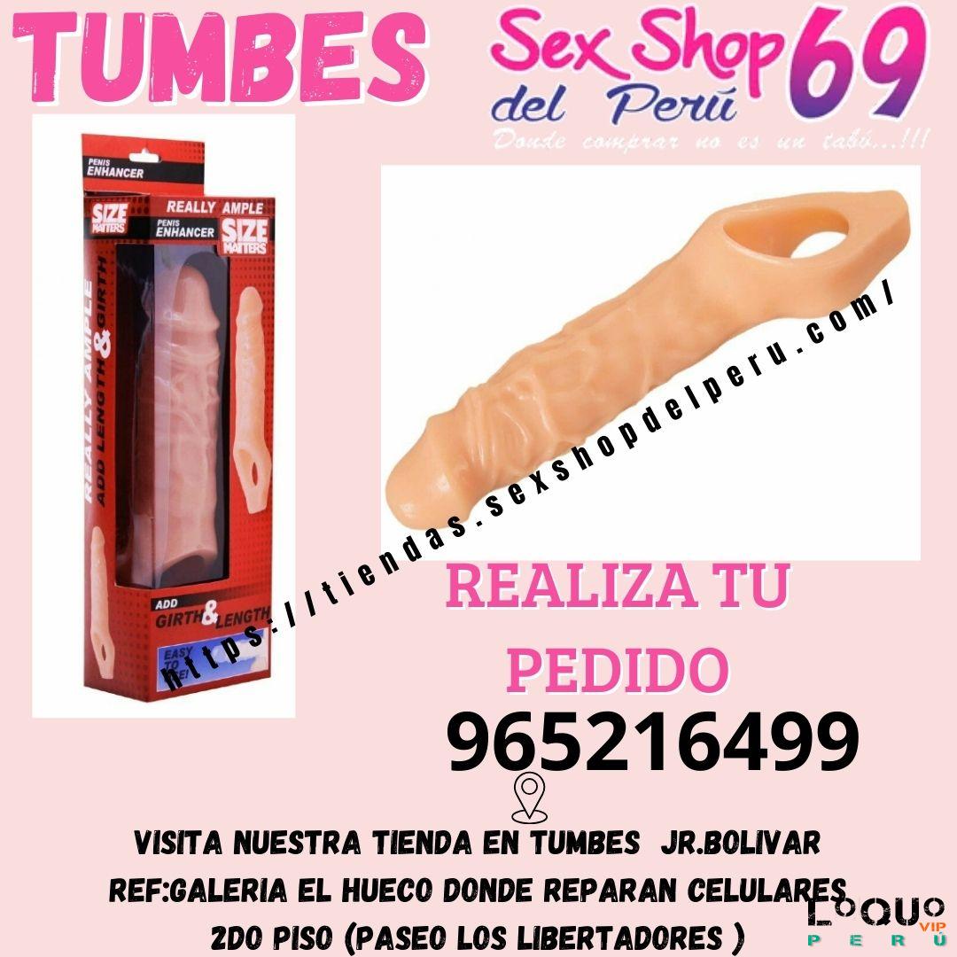 Sex Shop Tumbes: Funda Para Pene Realzador de pene Really Ample