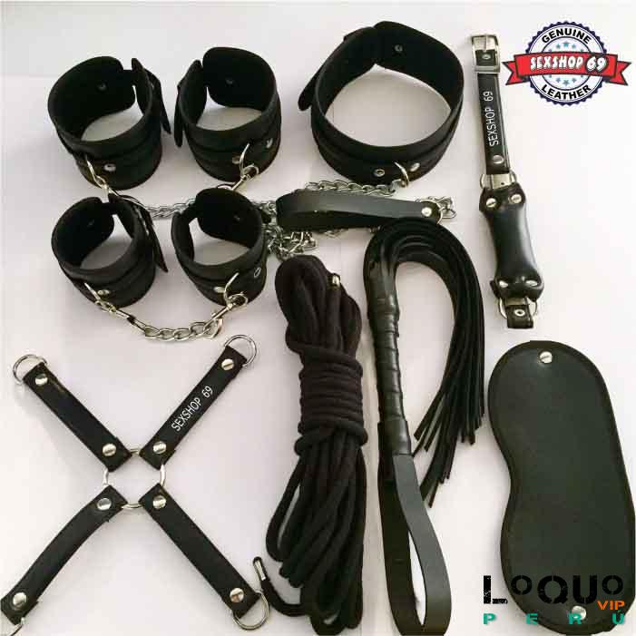 Sex Shop Lima: KIT  SADO BONDAGE NEGRO