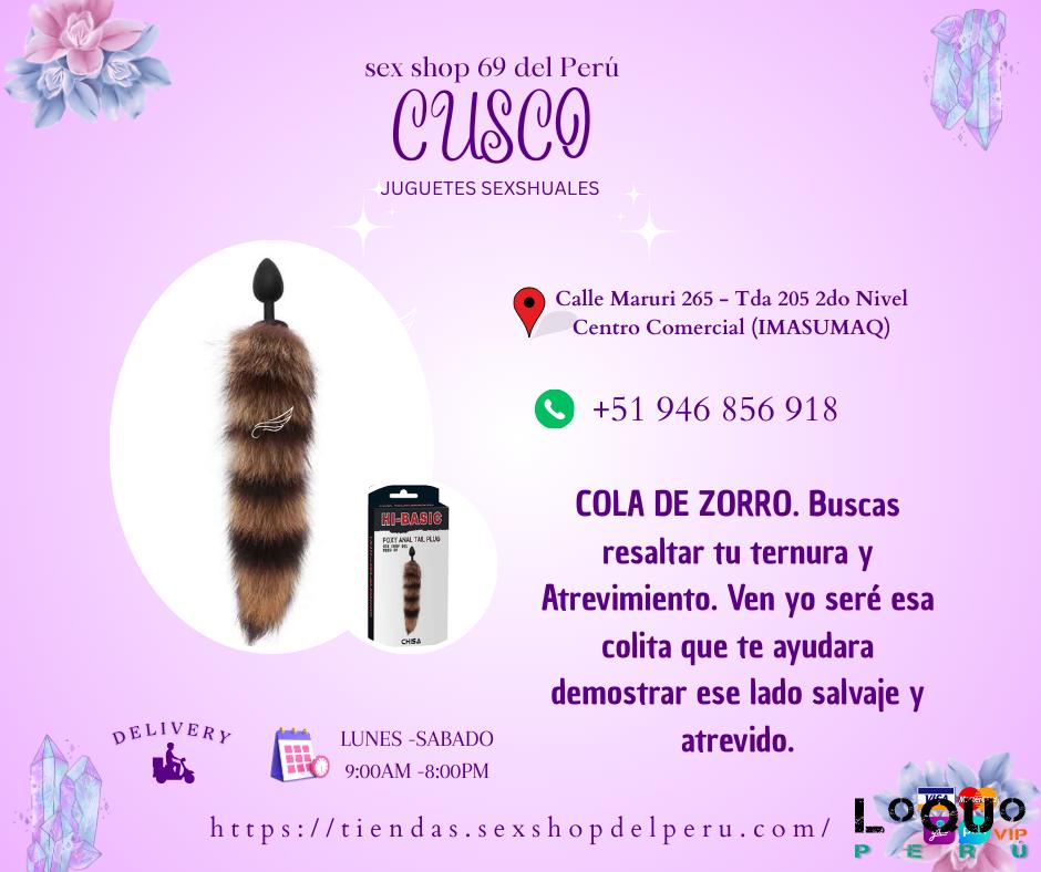 Sex Shop Cusco: CONSOLADOR HI BASIC COLA DE ZORRO. sexshop cusco cusco