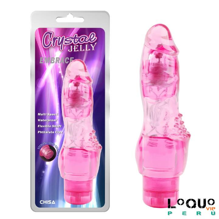 Sex Shop Lima: JELLY EMBRACE VIBRADOR CRYSTAL