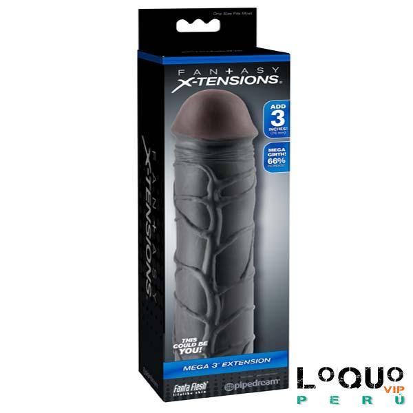 Sex Shop Lima: X-TENSIONS  3 NEGRO FUNDA