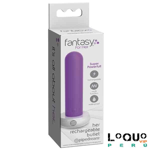 Sex Shop Lima: BALA RECARGABLE  PURPURA CLITORAL