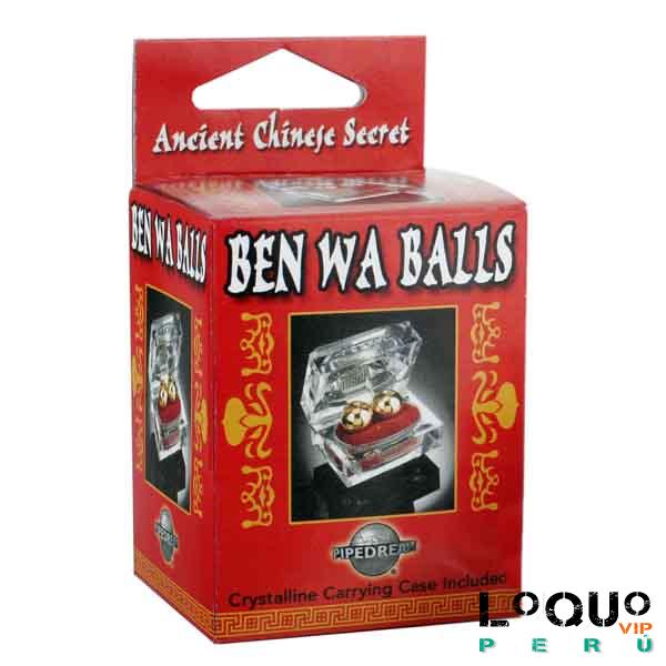 Sex Shop Lima: BOLAS CHINAS DE CRISTAL  DORADO