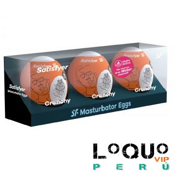 Sex Shop Lima: SE HUEVO 3 PIEZAS- NARANJA