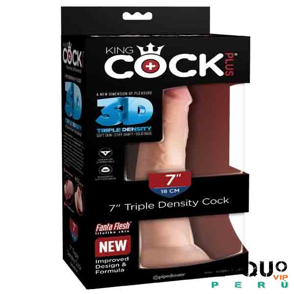 Sex Shop Lima: KING COCK PLUS 7 SIN TESTICULOS
