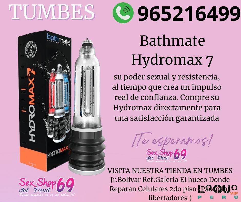 Sex Shop Tumbes: Bomba para el Pene Hydromax7 Transparente