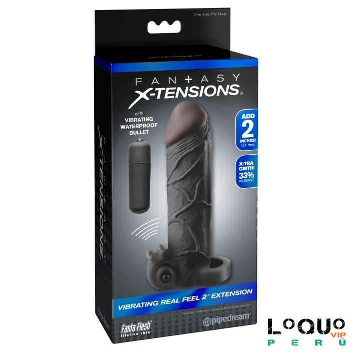 Sex Shop Lima: VIBRADOR X- 2 NEGRO FUNDA