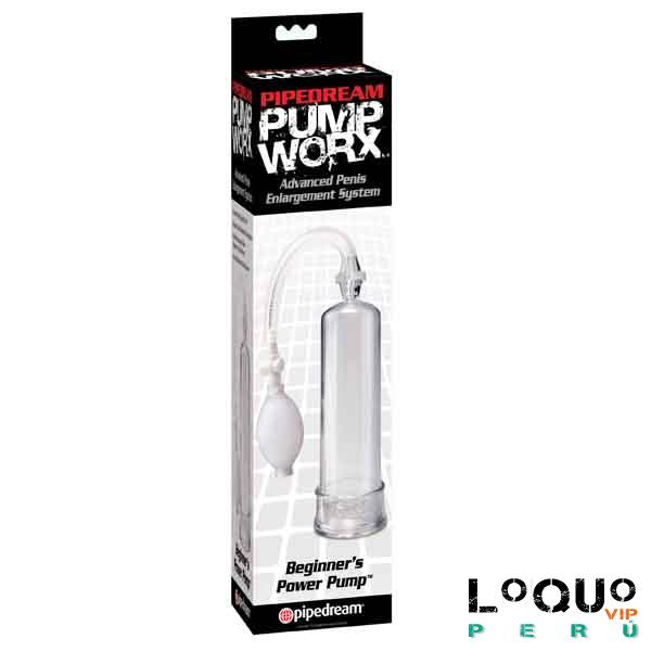Sex Shop Lima: BOMBA  PUMP WORX CLEAN TRANSPARENTE