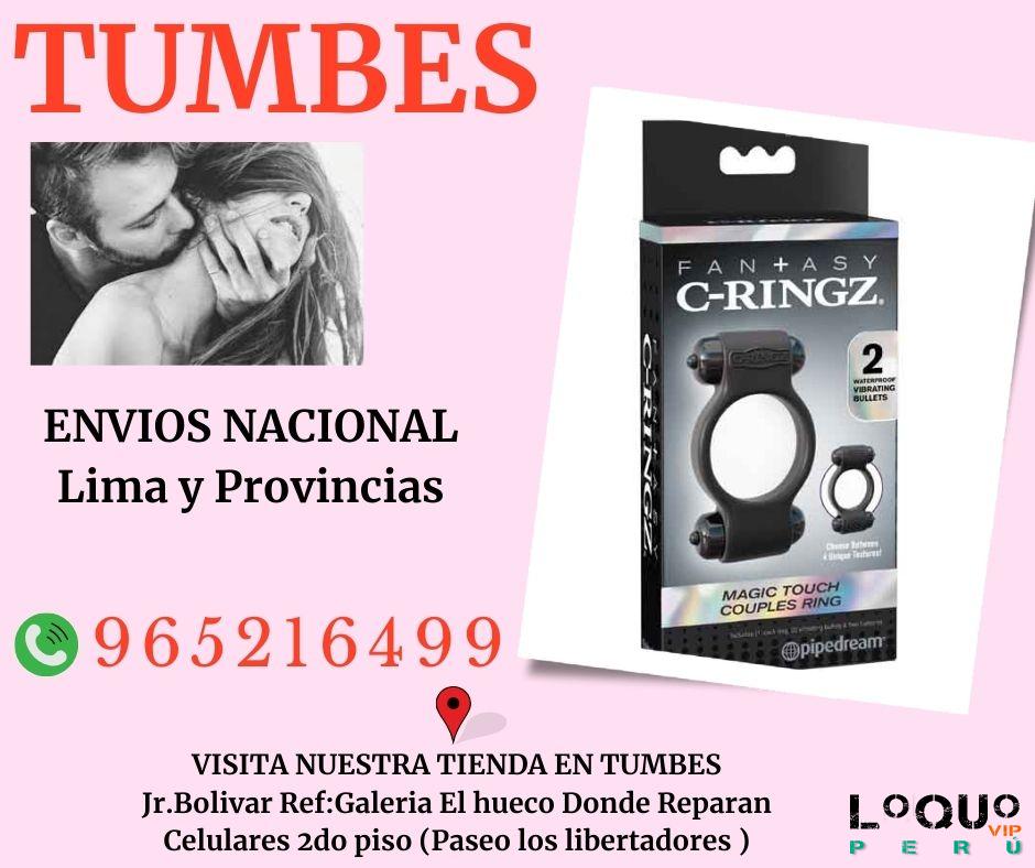 Sex Shop Tumbes: Anillos vibradores - Anillo de erección Magic Touch Couples Ring con 2 elemento