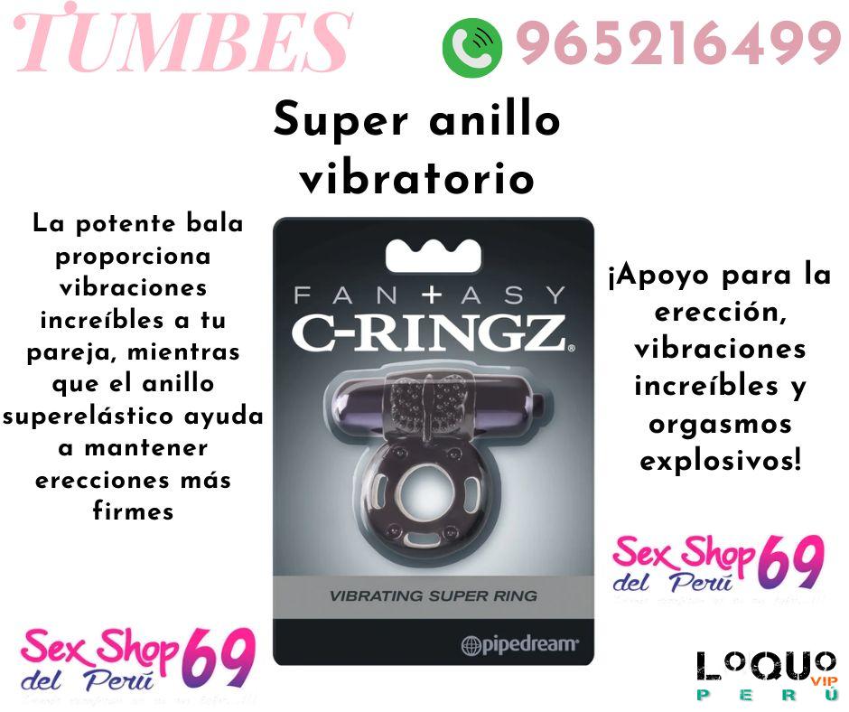 Sex Shop Tumbes: ANILLO FANTASY C-RINGZ VIBRATING SUPER RING BLACK