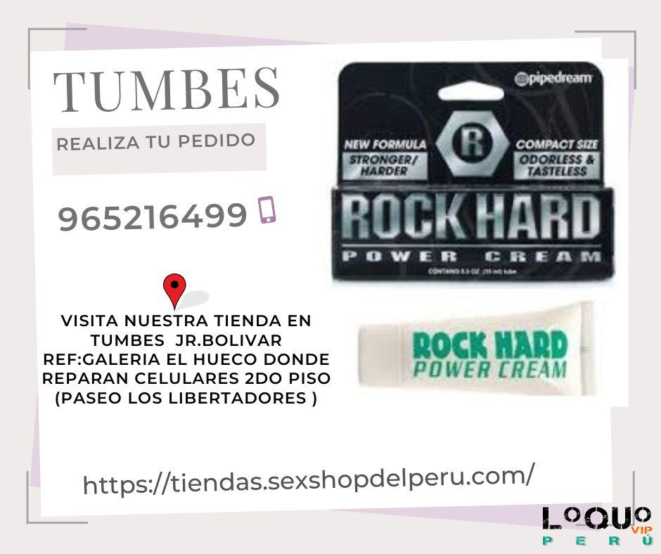 Sex Shop Tumbes: Crema de poder Rock Hard ENVIOS NACIONAL Lima y Provincias