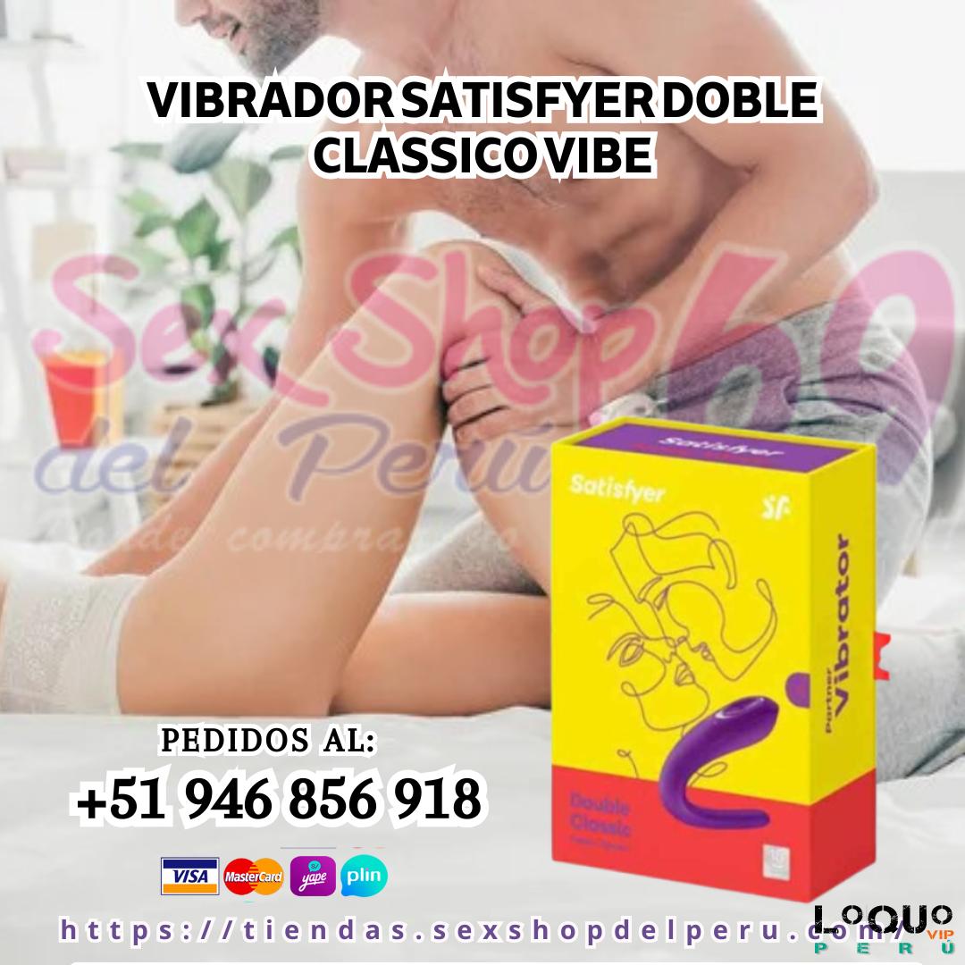 Sex Shop Cusco: VIBRADOR SATISFYER DOBLE CLASSICO VIBE.SEXSHOP-CUSCO-ENVIOS