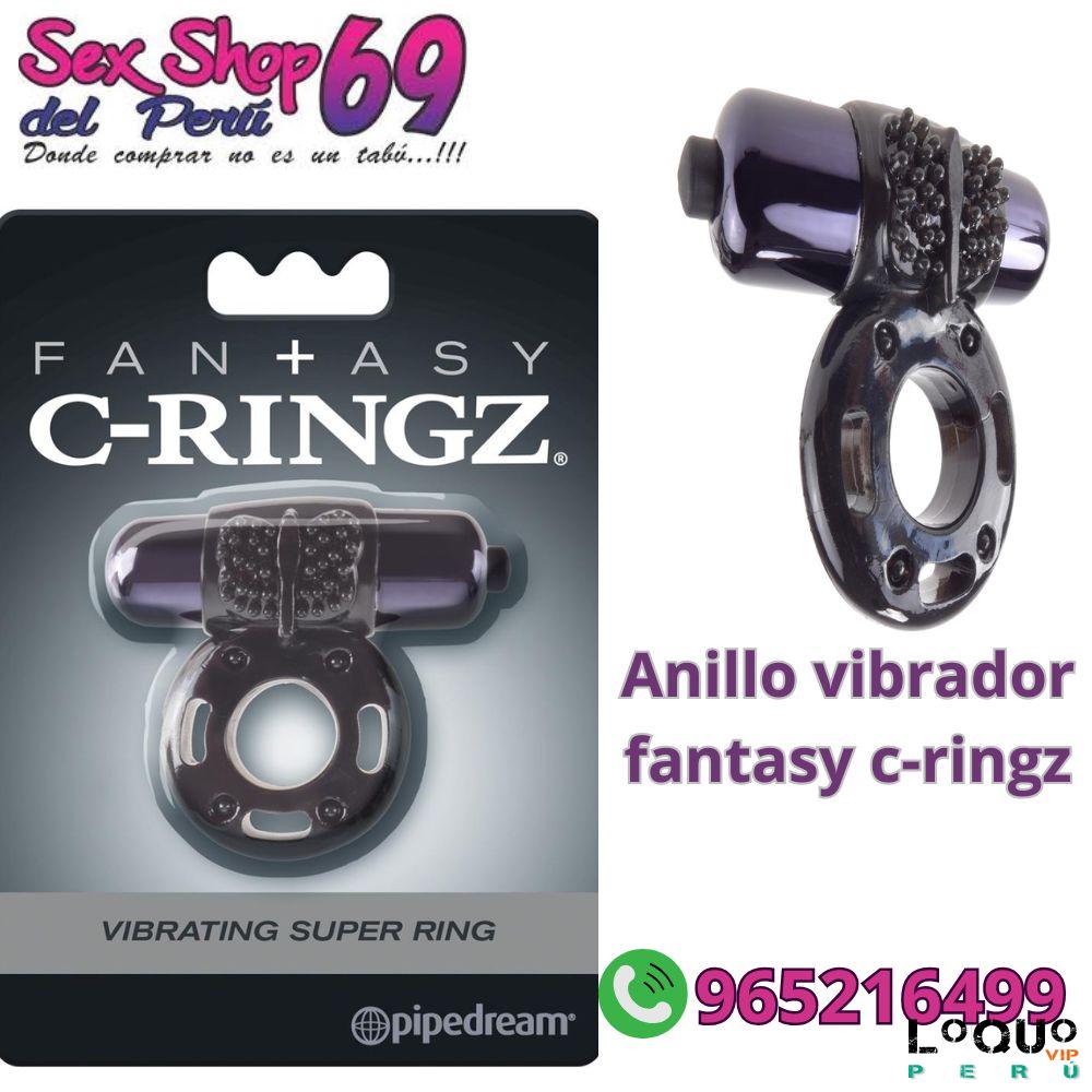 Sex Shop Tumbes: Anillo vibrador para el pene Pipedream Fantasy C Ringz