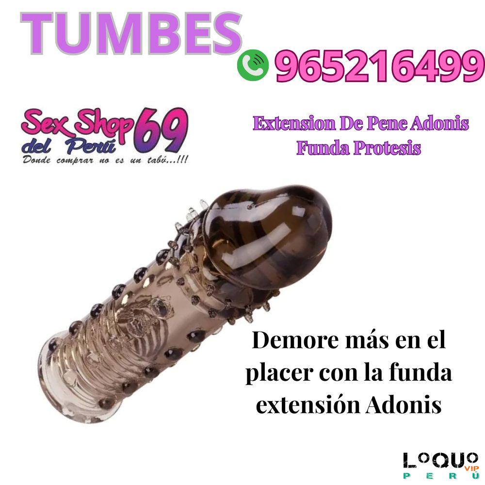 Sex Shop Tumbes: FUNDA EXTENSION DE SILICONA PARA