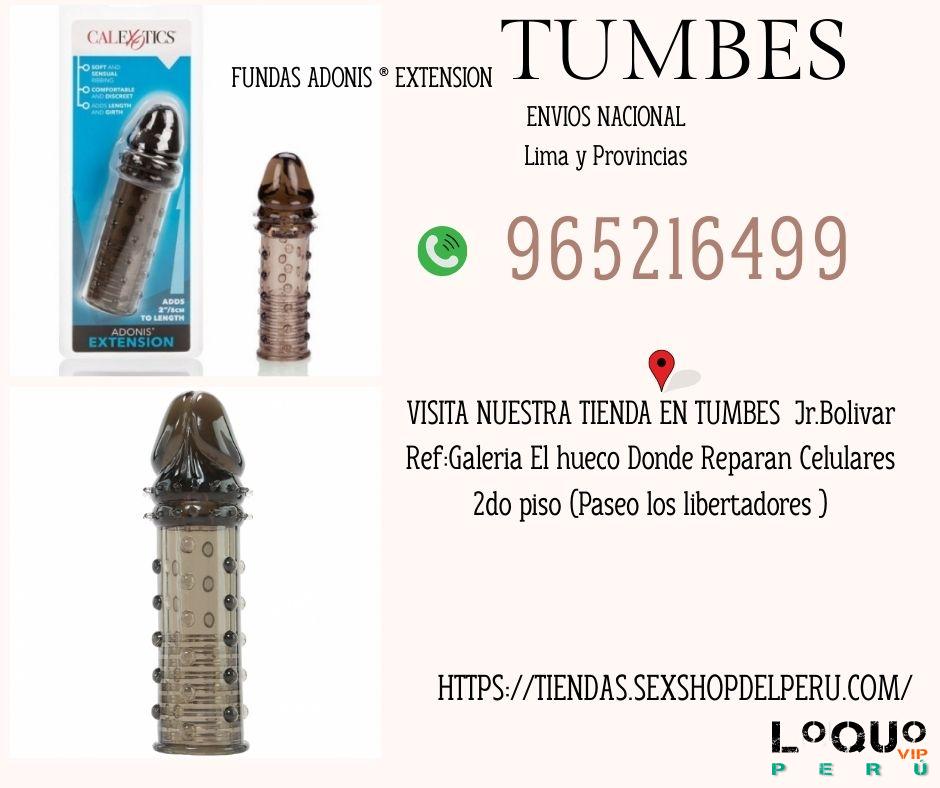 Sex Shop Tumbes: FUNDA EXTENSION DE SILICONA PARA