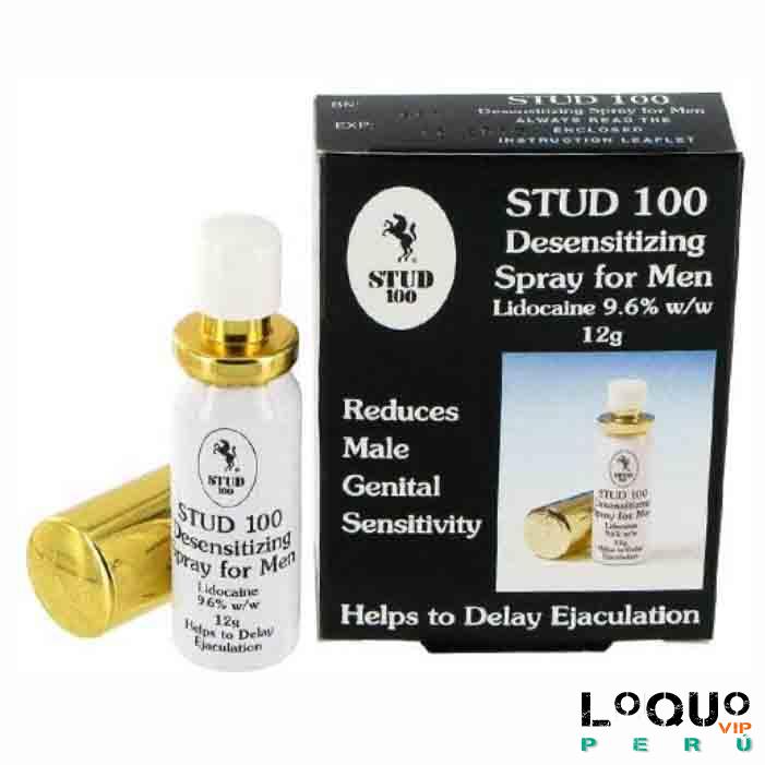 Sex Shop Lima: SPRAY STUD 100 DORADO ORIGINAL