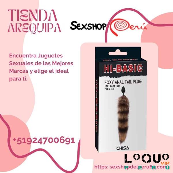 Sex Shop Arequipa: plug hi basic cola // DESCUENTOS ACTIVOS // AREQUIPA