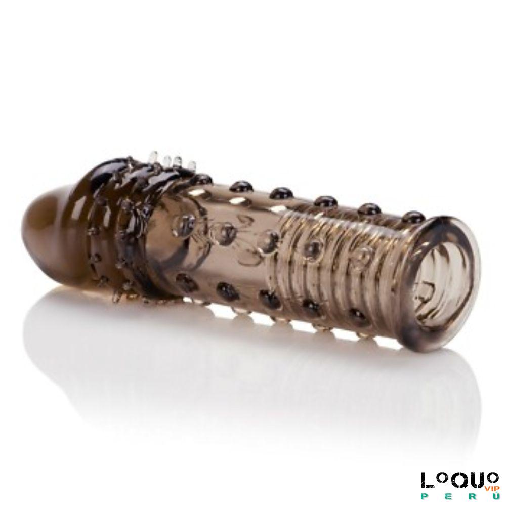 Sex Shop Tumbes: Extensión de pene Adonis de Cal Exotics  Incluye funda acanalada de 5 cm