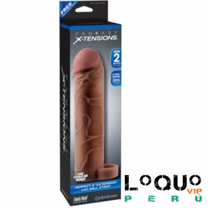 Sex Shop Lima: X-TENSIONS 2 BROWN CON SUJETADOR