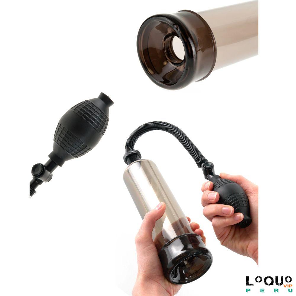 Sex Shop Tumbes: Bomba de vacío con regla Pipedream Pump Worx