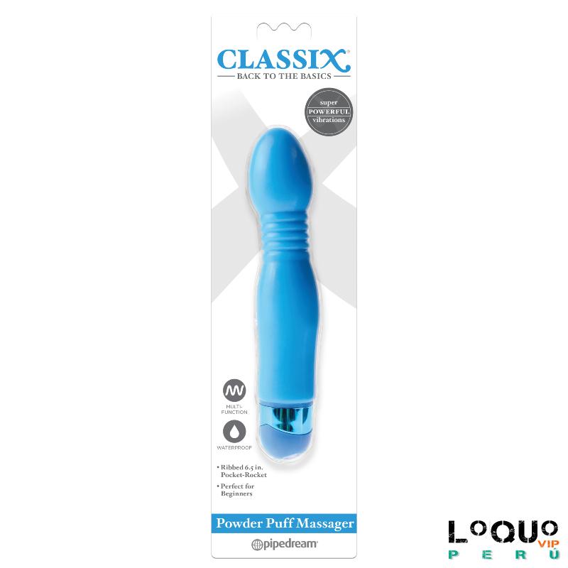 Sex Shop Lima: POWER MASAJEADOR BLUE SILICONA